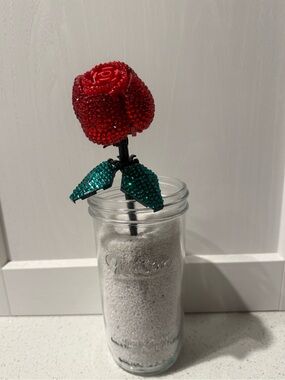Bedazzled Lego Rose